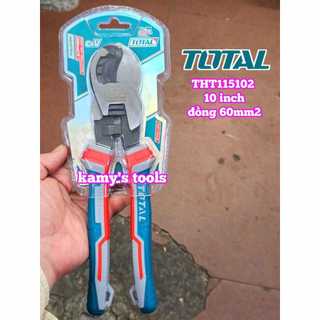 Kìm cắt cáp total 10 inch tht115102 60mm2 hoặc ingco hhccb0210