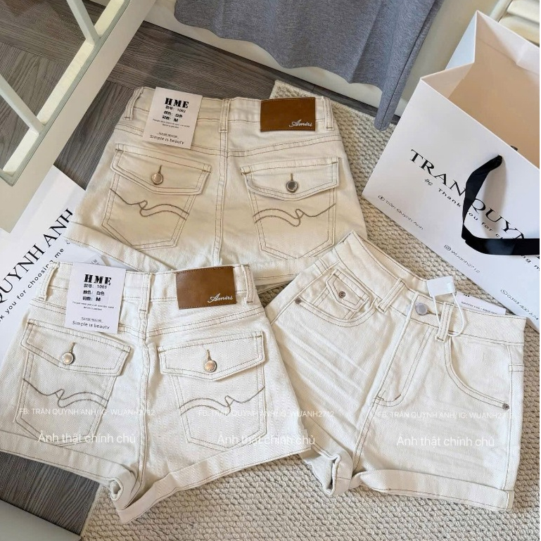 [ 𝕊𝕌ℕℕ𝕀𝔼.𝕊𝕋𝕆ℝ𝔼 ] QUẦN SOOC JEANS BE AMIRI