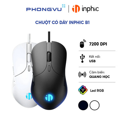 Chuột có dây Inphic B1 Instant A704F - Bảo hành 12 tháng
