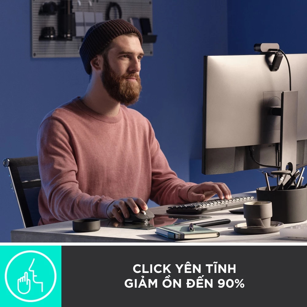 Chuột Không Dây Bluetooth Logitech MX Master 3S - Nhấp Yên Tĩnh, Cuộn Siêu Nhanh, Công Thái Học | BigBuy360 - bigbuy360.vn
