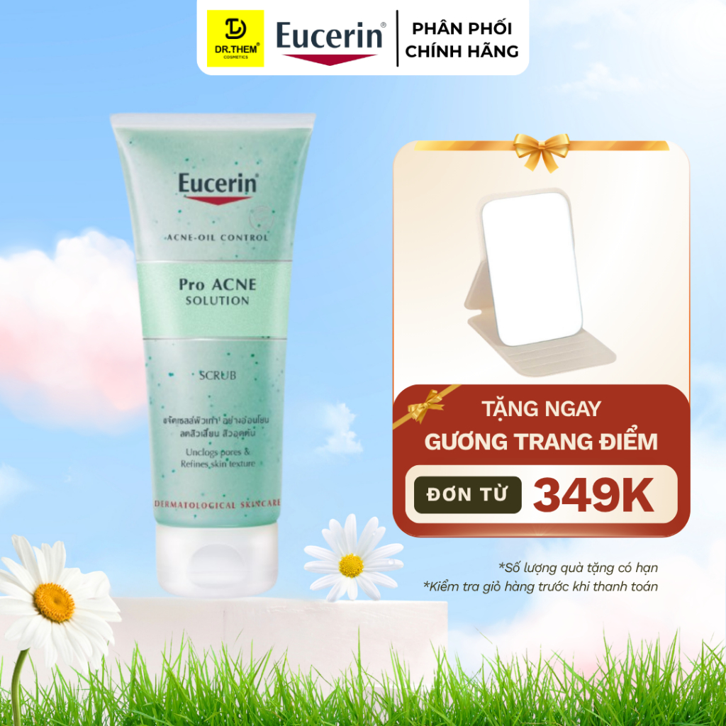 Gel Tẩy Tế Bào Chết Cho Da Mụn EUCERIN Pro Ace Solution Scrub 100ml- Dr Thêm