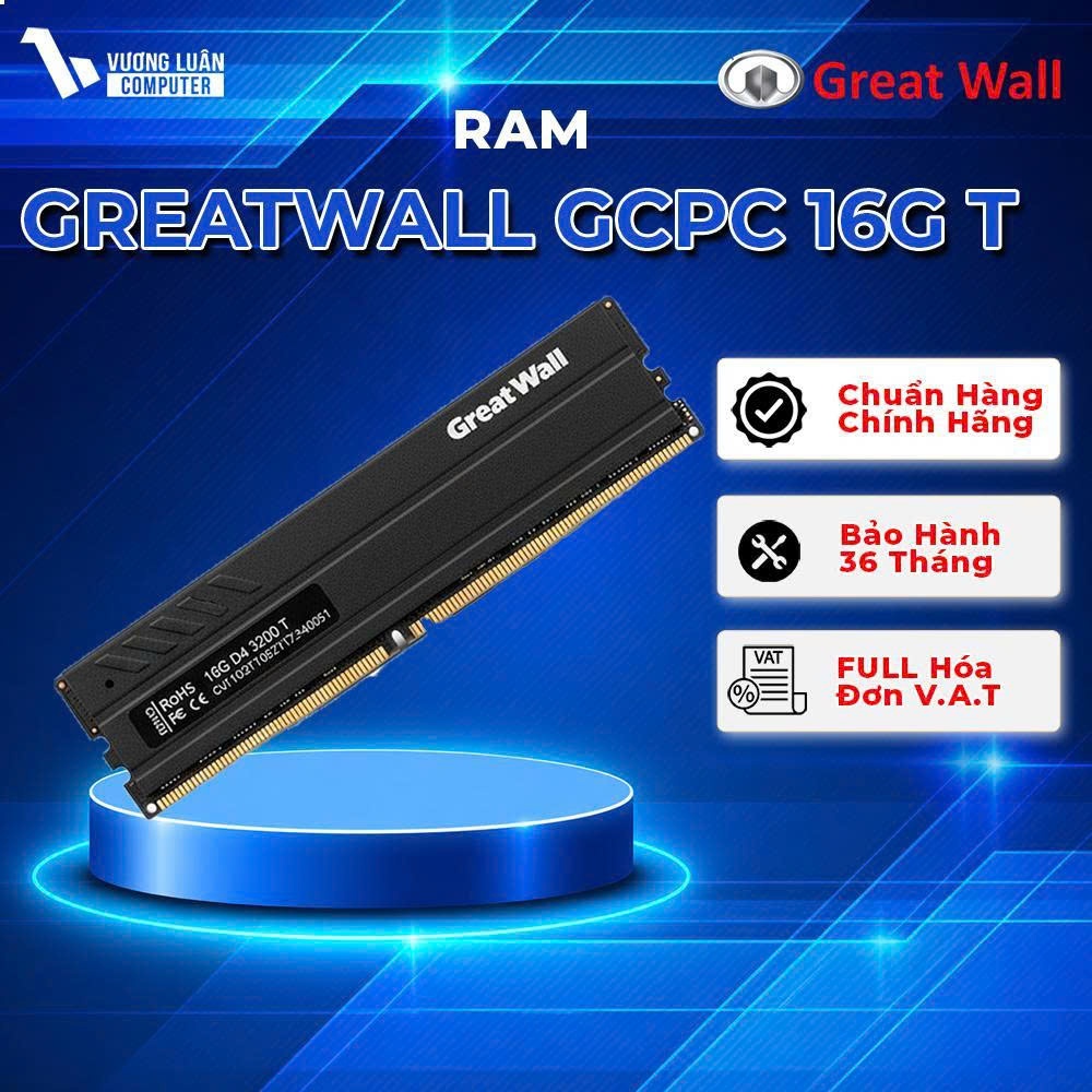 RAM Greatwall GCPC 16G D4 3200 T XMP- Chính hãng Giá Tốt