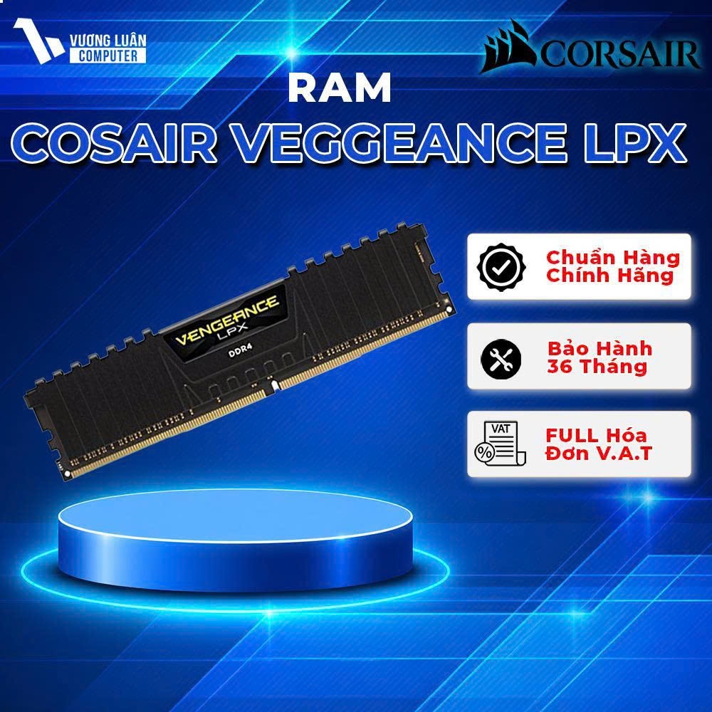 RAM Corsair Vengeance LPX 16GB 3200MHz DDR4 Chính hãng Giá Tốt