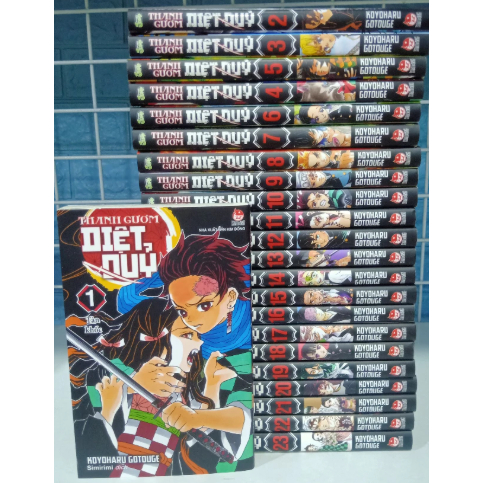 Trọn bộ Kimetsu no Yaiba 1-23 và lẻ tập