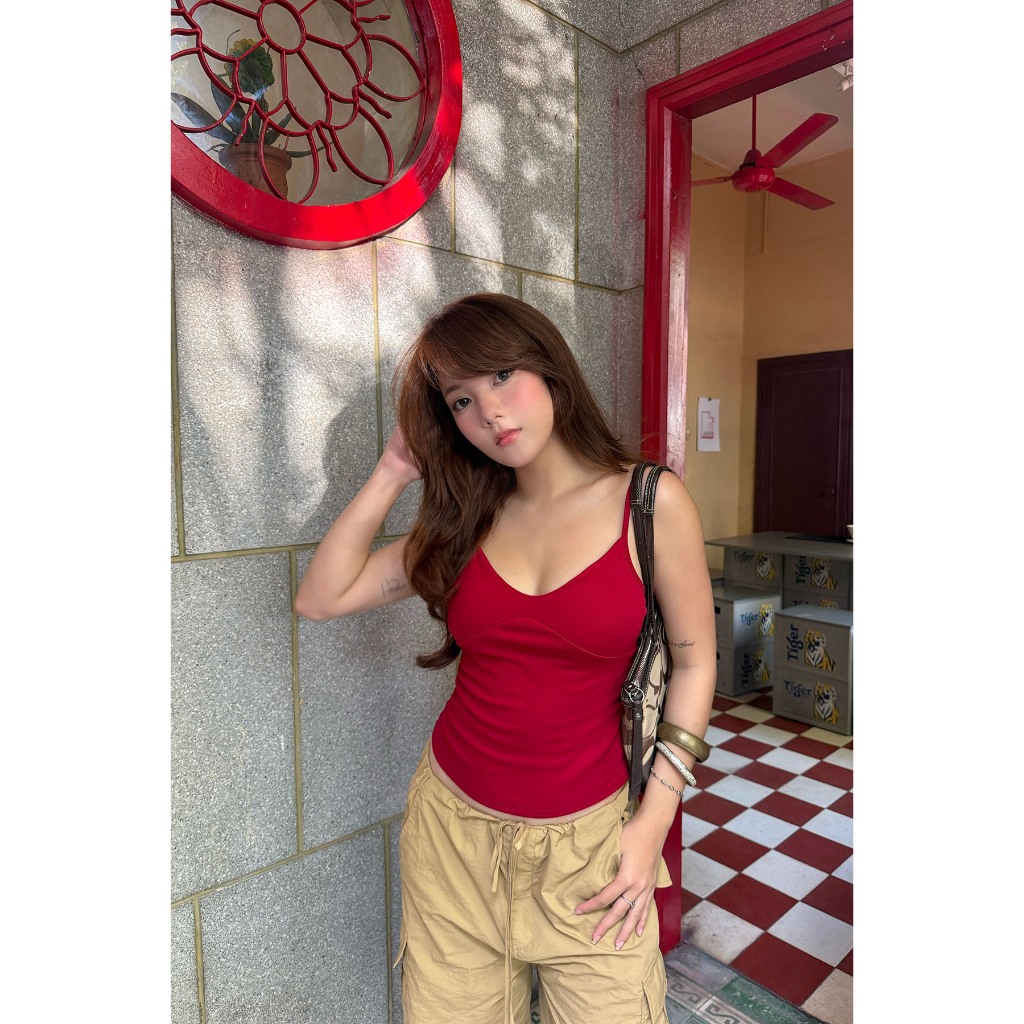 [SUMMER] DOTTIE - Áo hai dây cổ tim - T1164