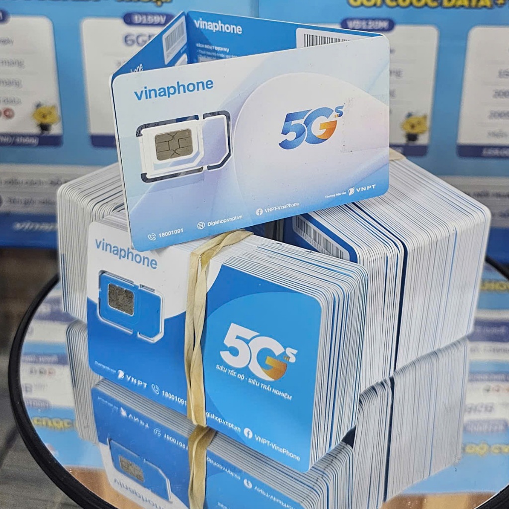 SIM Vinaphone đầu 08 / 09 trả trước – Nghe gọi, SMS, data – Tự đăng ký chính chủ