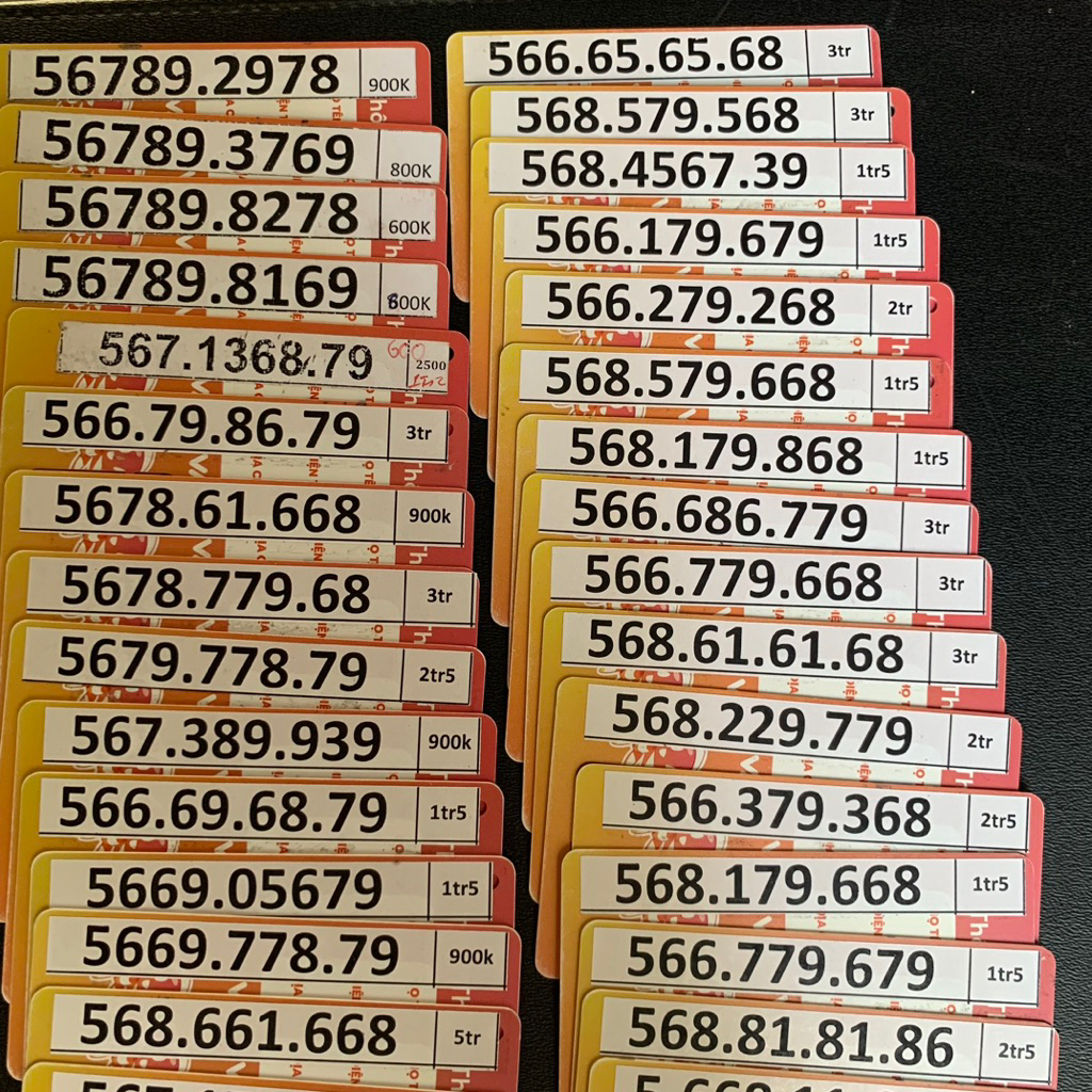 (939)Sim Vietnamobile số đẹp giá rẻ,sim trả trước