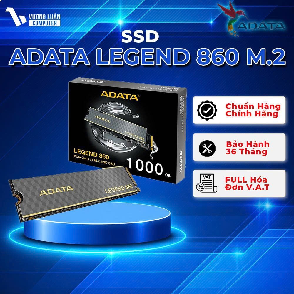 Ổ cứng SSD M.2 NVME ADATA Legend 860 PCIe Gen4x4 Chính Hãng Giá Tốt