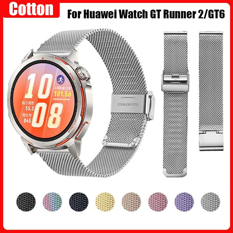 Dây Đeo Đồng Hồ Huawei Watch GT Runner 2/GT6/GT5 Pro 46Mm Dành Cho Đồng Hồ Huawei Watch GT6 GT5 vòng