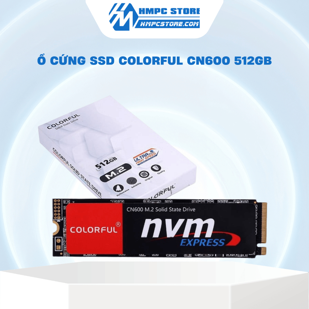 [ 1 đổi 1 ] Ổ cứng SSD Colorful CN600 512GB | M.2 , NVME Gen3x4, Bảo hành 36 tháng