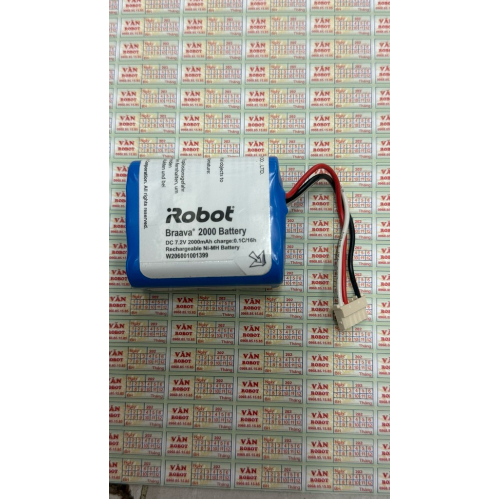 pin f14 dùng cho tường ảo irobot braava 380-370-390