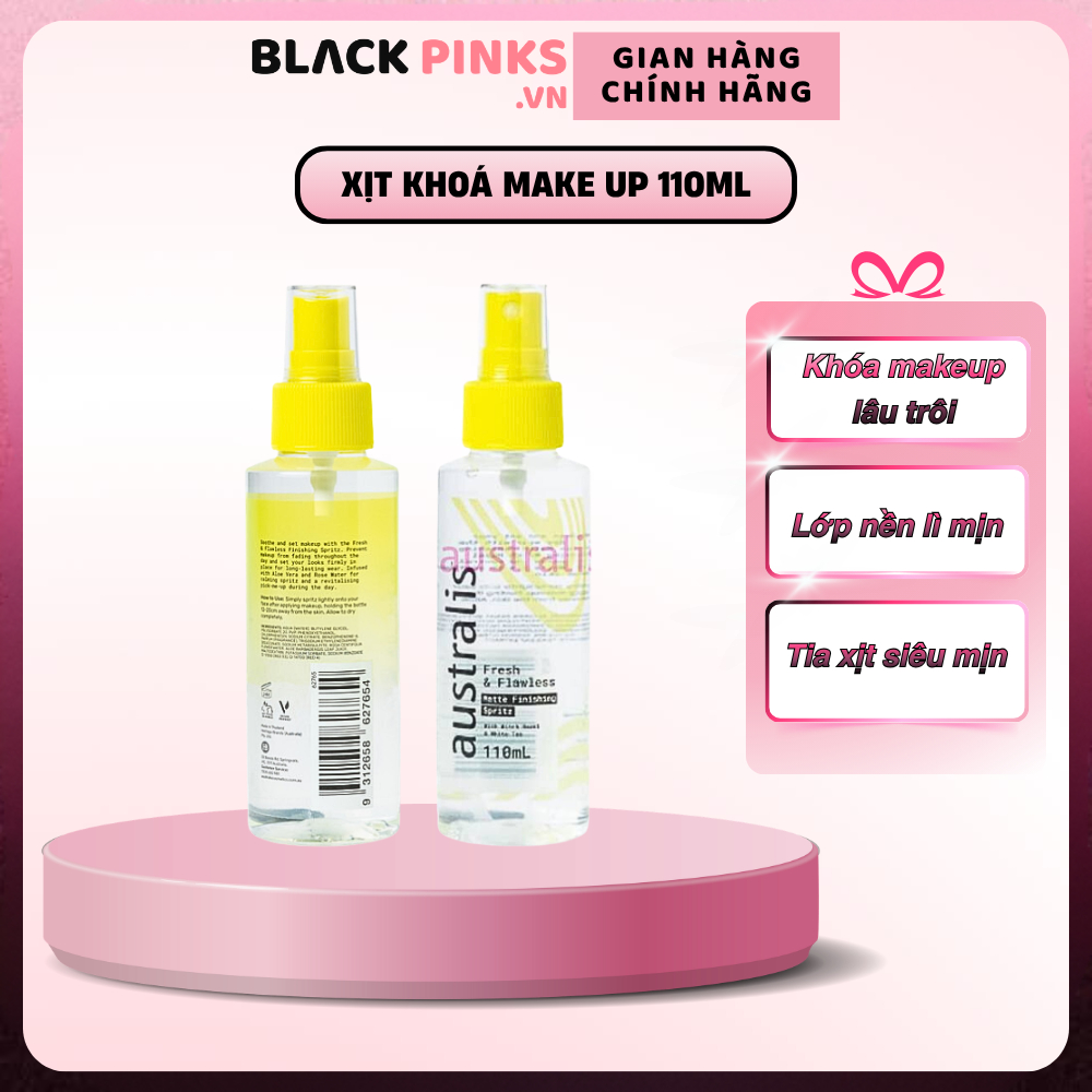 Xịt khóa makeup Australis dạng lì lâu trôi 110ml