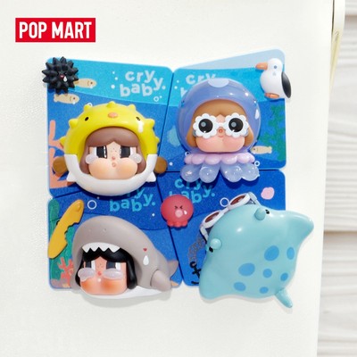POP MART CRYBABY Cry Me an Ocean Series Fridge Magnet - Whole Set
