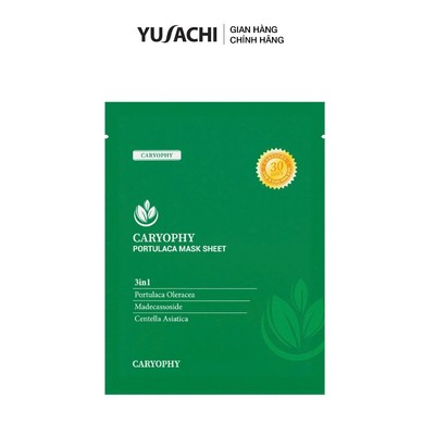 Mặt Nạ Giảm Mụn Thâm Dưỡng Ẩm Caryophy (G/1miếng)