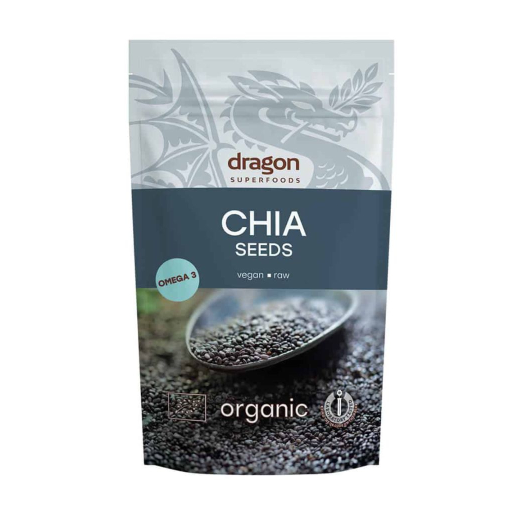 Hạt chia hữu cơ Dragon Superfoods 200Gr(Dragon Superfoods Organic Chia Seeds 200g)