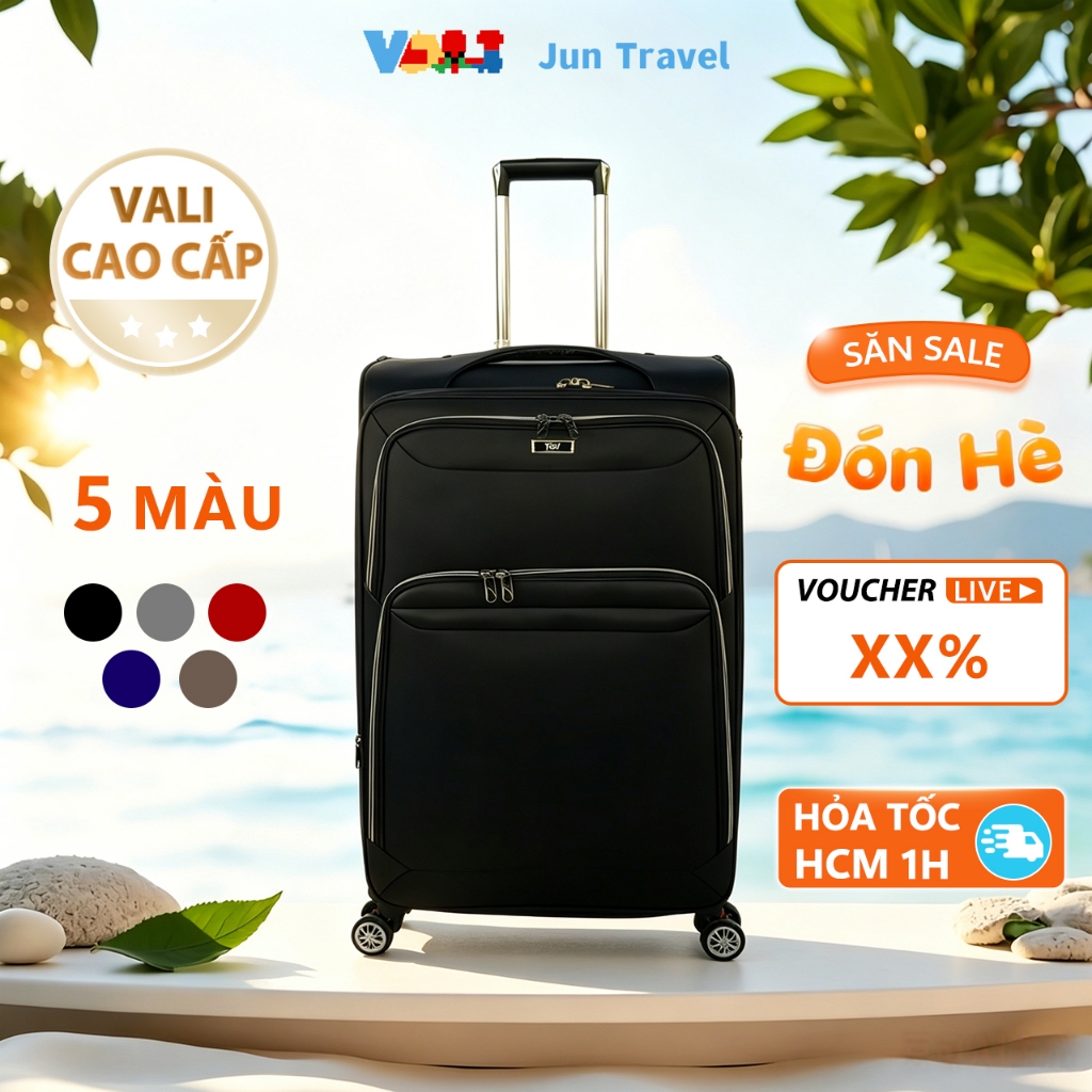Vali vải,Vali vải chất lượng cao,Vali du lịch, Vali vải nhẹ thời trang, Giá rẻ, size20 / 24 / 28 88