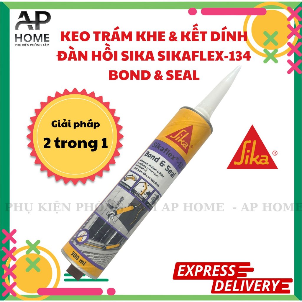 Keo trám khe và kết dính đàn hồi SIKAFLEX-134 BOND & SEAL - phụ kiện phòng tắm AP HOME