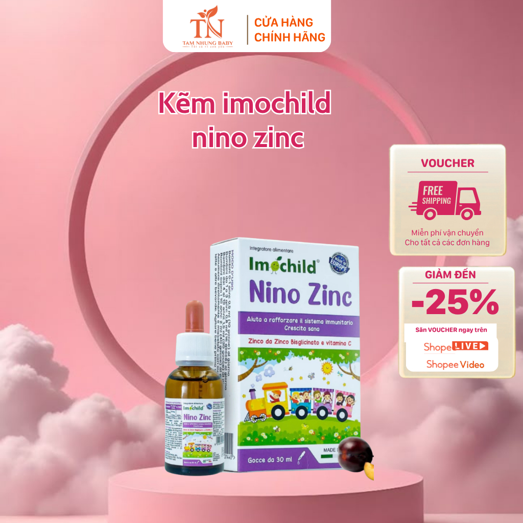Kẽm Imochild Nino Zinc – Bổ Sung Kẽm Cho Bé - Tâm Nhung Baby