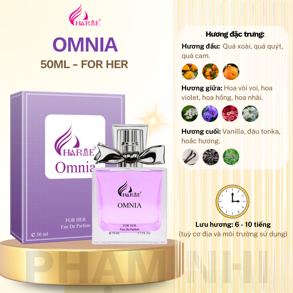 Nước hoa Charme OMNIA 50ml dành cho Nữ