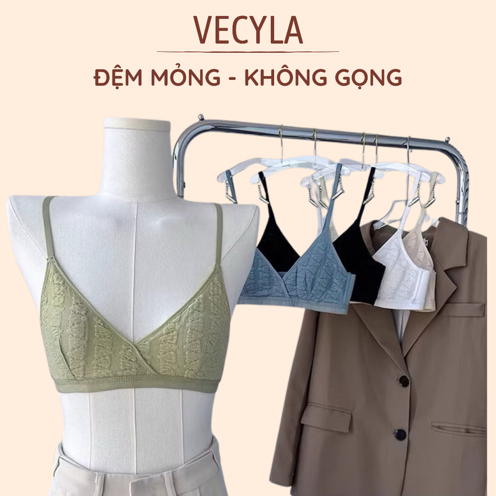 Áo lót CHILL HOUSE, áo ngực 502 ren lưới xuất nhật đệm mỏng, không gọng mặc nhẹ nhàng thoáng mát Cao
