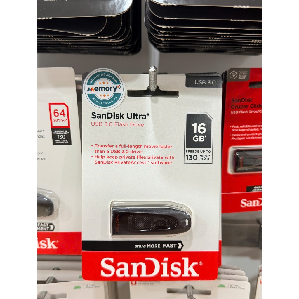USB SanDisk Ultra 3.0, SDCZ48|32GB|64GB|128GB