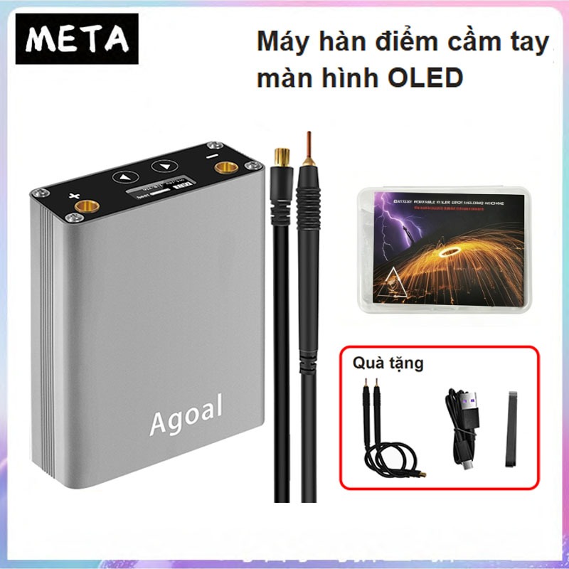 【Hồ Chí Minh】DH30 Máy hàn điểm cầm tay 5000Mah 0,15 / 0,12mm Dải niken 18650/21700