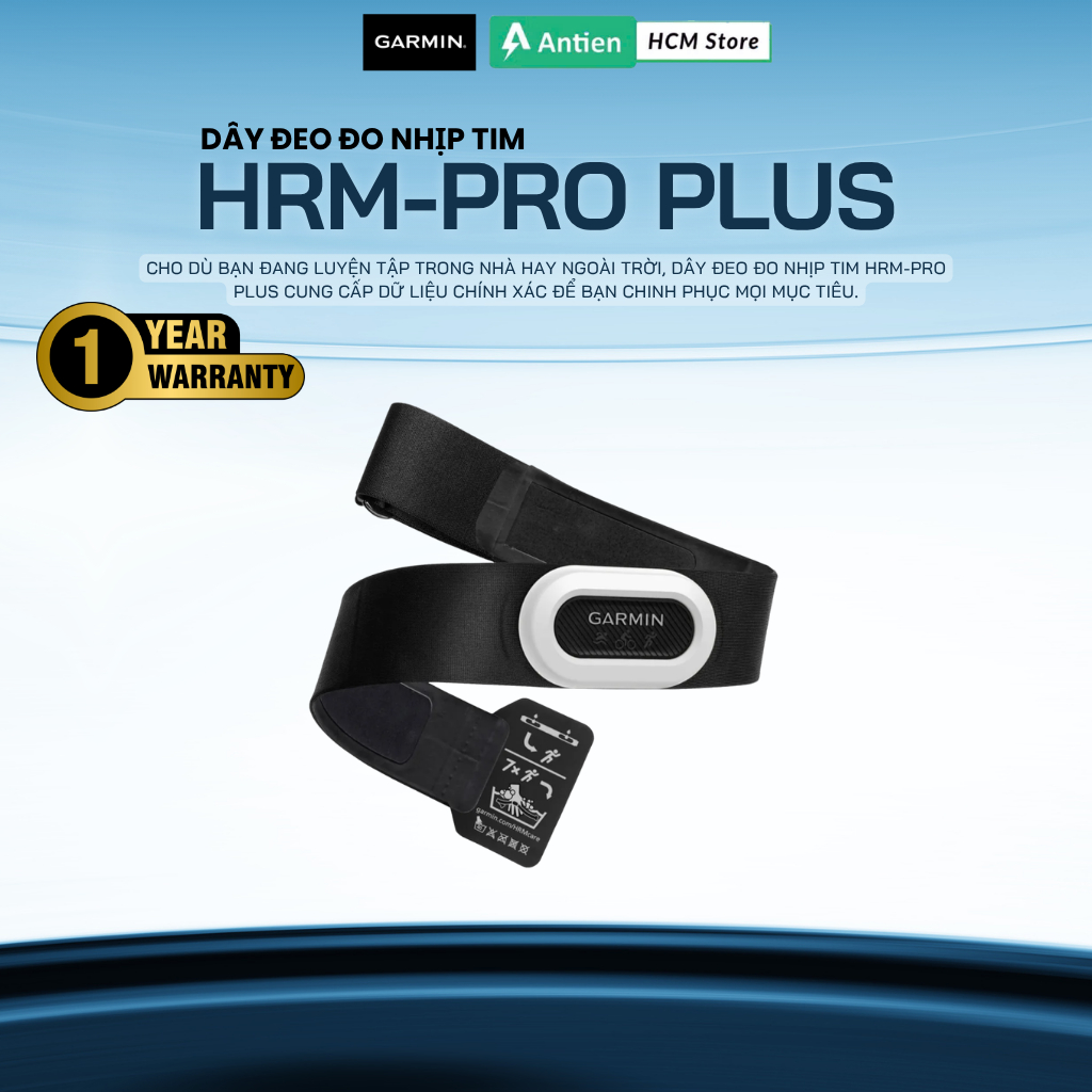 Dây đo nhịp tim Garmin HRM-Pro Plus Hàng chính hãng - BH 12 tháng