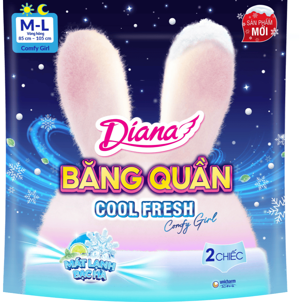 Băng quần Diana cool fresh 2 miếng