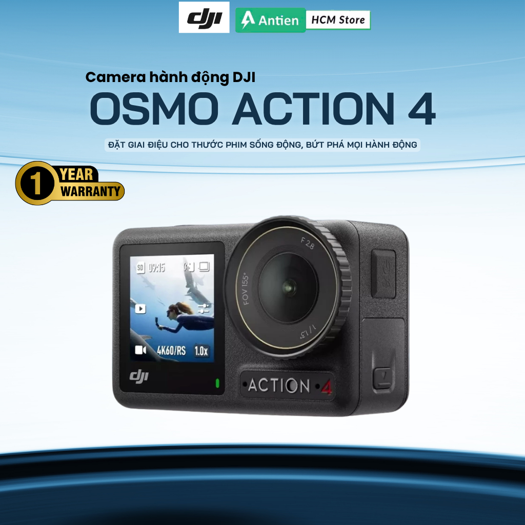Camera hành động DJI Osmo Action 4 máy quay hành trình 4K 120fps, góc siêu rộng - Hàng Chính Hãng BH 12 THẤNG | BigBuy360 - bigbuy360.vn