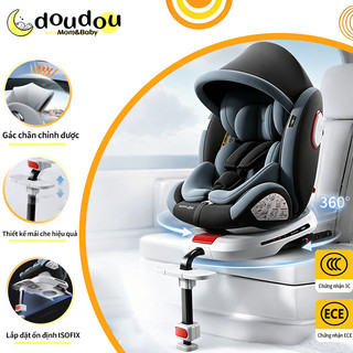 Ghế ngồi ô tô cho bé từ sơ sinh đến 12 tuổi - Đạt chuẩn I-Size&ECE R129, Thanh chống lật an toàn