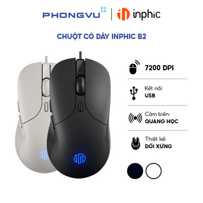 Chuột có dây Inphic B2 Instant A704F - Bảo hành 12 tháng