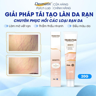 Kem rạn da Trabutan hỗ trợ làm mờ rạn mẹ bầu sau sinh, rạn do vận động mạnh, rạn do tăng hoặc giảm cân nhanh