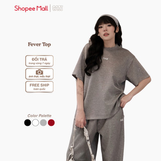 [Áo] Cazi Fever Top - Áo phông nhũ cổ tròn cộc tay