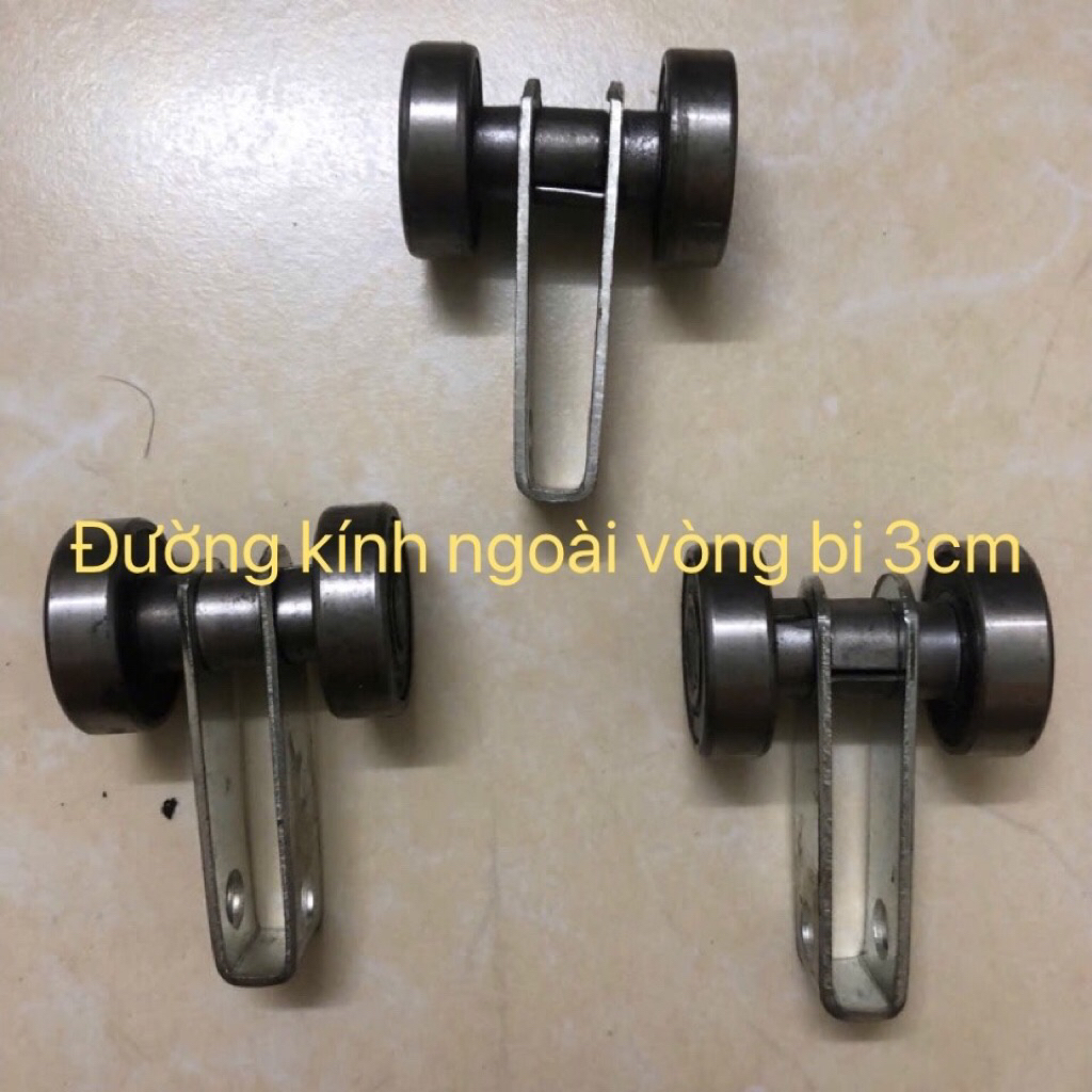 1 Chiếc Bi treo cửa xếp, cửa đẩy, cửa lùa bi 201