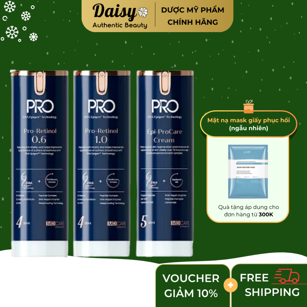 [Công Ty] Kem dưỡng MD Care PRO-Retinol, Epi ProCare Cream | Daisy Authentic