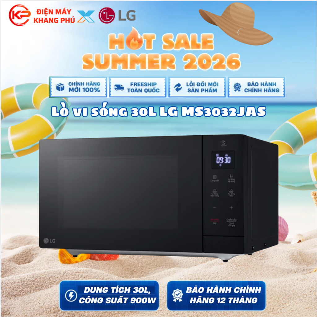 Lò vi sóng 30L LG MS3032JAS