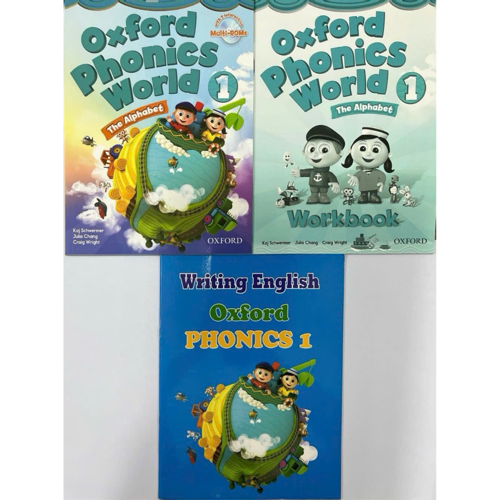 Sách Oxford Phonics World 1 - bài học + bài tập + tập viết