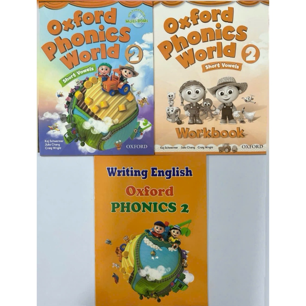 Sách Oxford Phonics World 2 - bài học + bài tập + tập viết