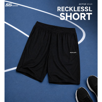 Quần Short Nam RECKLESSL 5S FASHION Cạp Chun Phom Slimfit Khỏe Khoắn MBQST26008