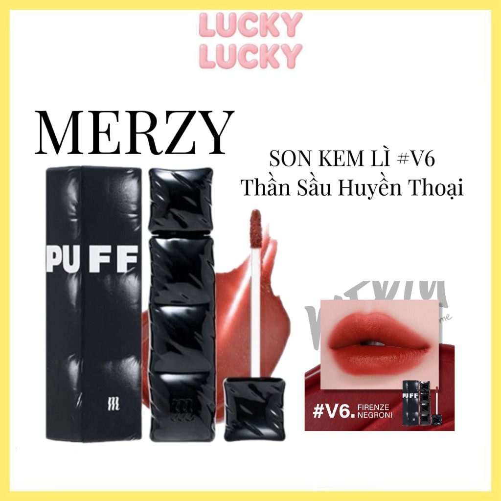 (Limited Edition) Son Kem Lì MERZY The First Velvet Tint #V6 Firenze Negroni