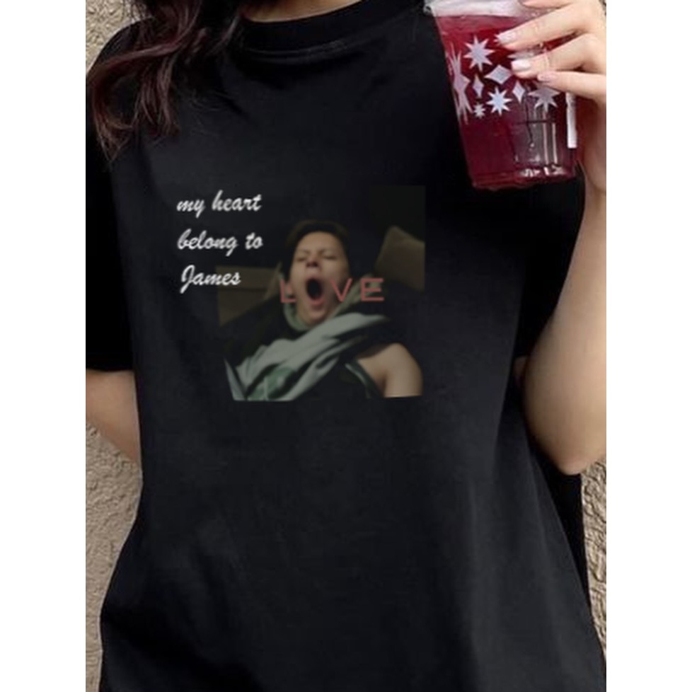 |In Áo Theo Yêu Cầu| Áo Phông T Shirt Nam Nữ Custom Hình In RinK Tee - James Ngáp (Custom text)