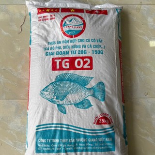 25KG Cám cá 35% đạm cho các loại cá rô cá trắm, cá chép, cảnh cá vàng, cá Koi,