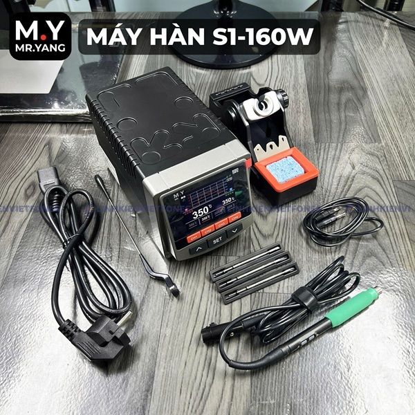 TRẠM HÀN C210 M.Y S1 - 160W (kèm 3 mũi hàn C210)