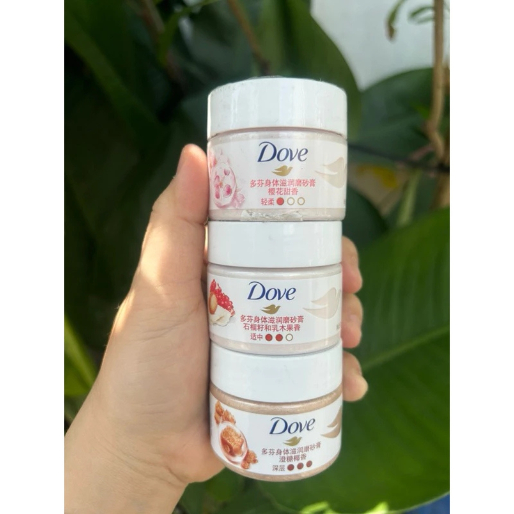 Combo 2 Lọ Tẩy Tế Bào Chết Toàn Thân Dove 50g-Hàng Mini
