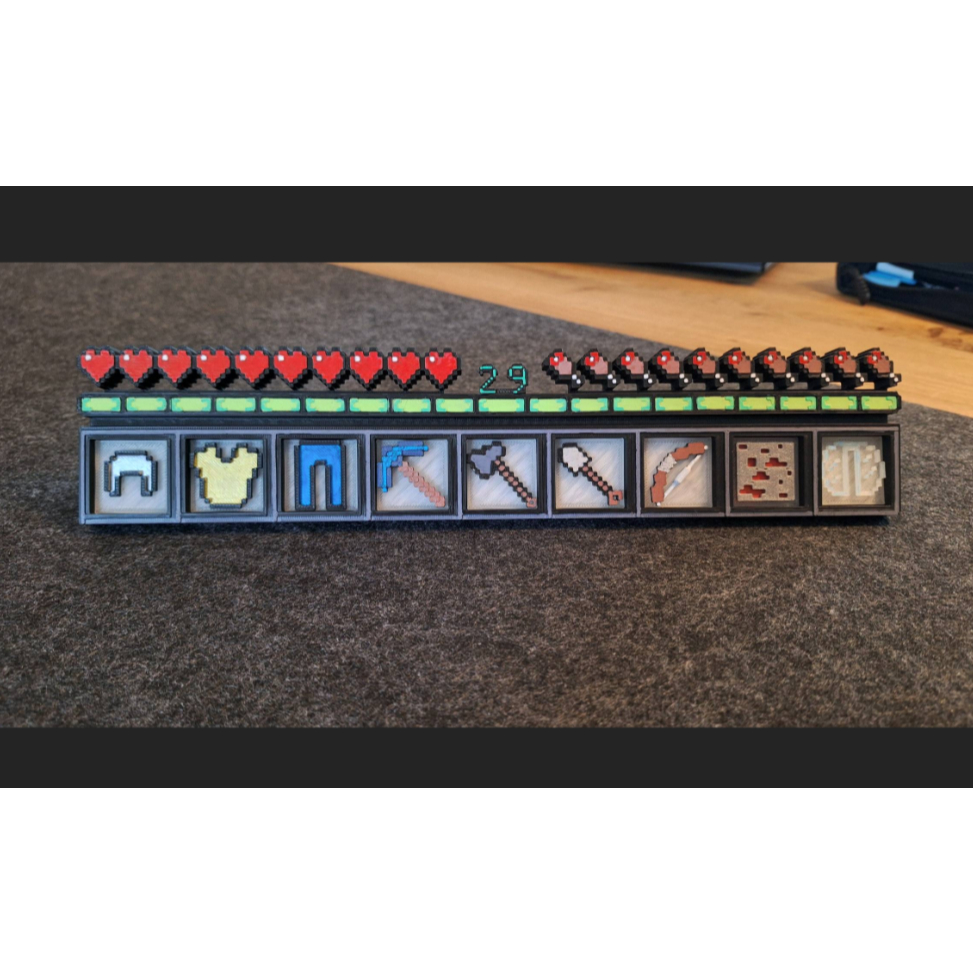 THANH HÀNH TRANG MINECRAFT- Minecraft Inventory Bar- QUÀ TẶNG MINECRAFT#minecraft #decorgaming #mine