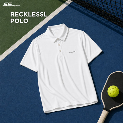 Áo Polo Nam RECKLESSL 5S FASHION In Đơn Giản Phom Slimfit Thoáng Khí, Khô Nhanh MBAPC26008