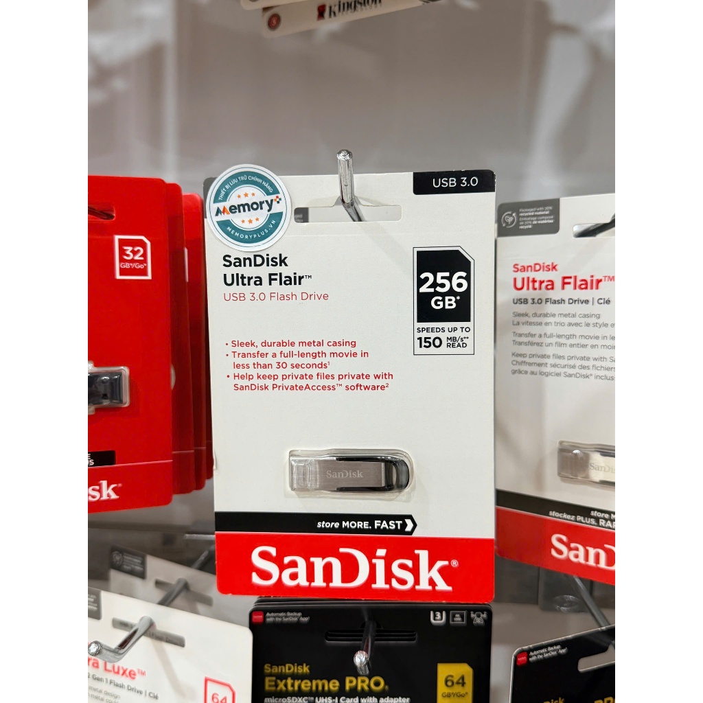 USB SanDisk Ultra Flair 32GB|64GB|256GB CZ73 – SDCZ73-32GB|64GB|256GB