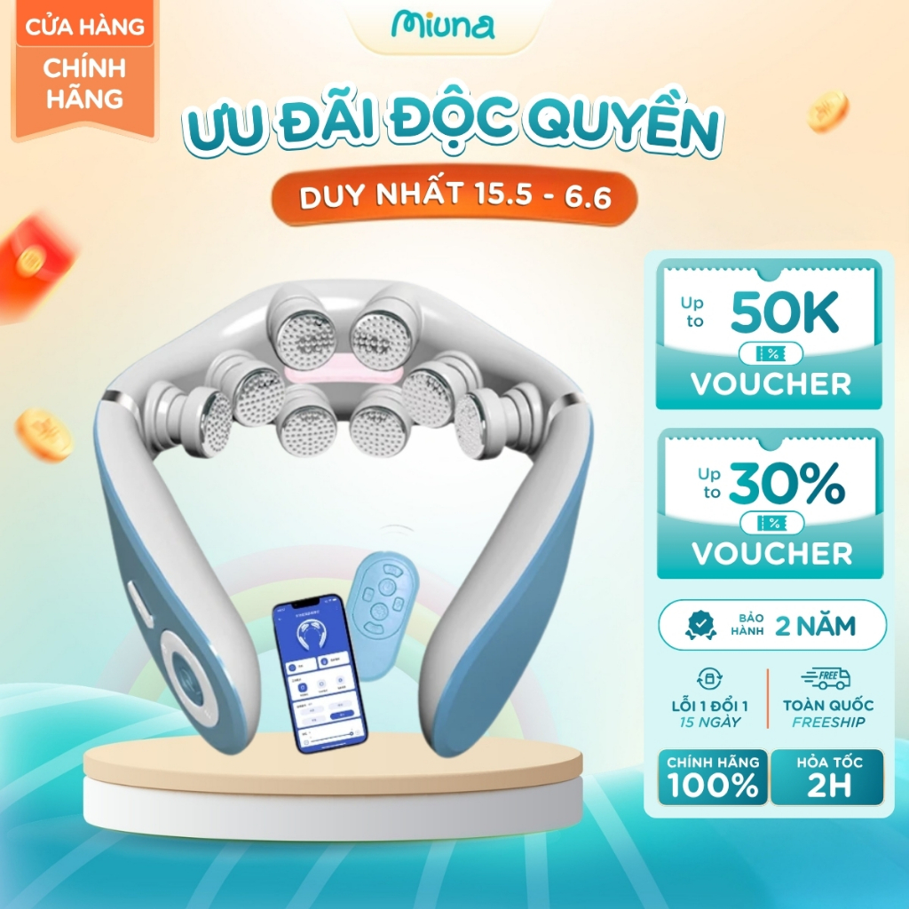 Máy Massage Cổ Vai Gáy G79-8D Xung Điện Cao Cấp 8 Điện Cực Giảm Đau Vai Gáy Hiệu Quả