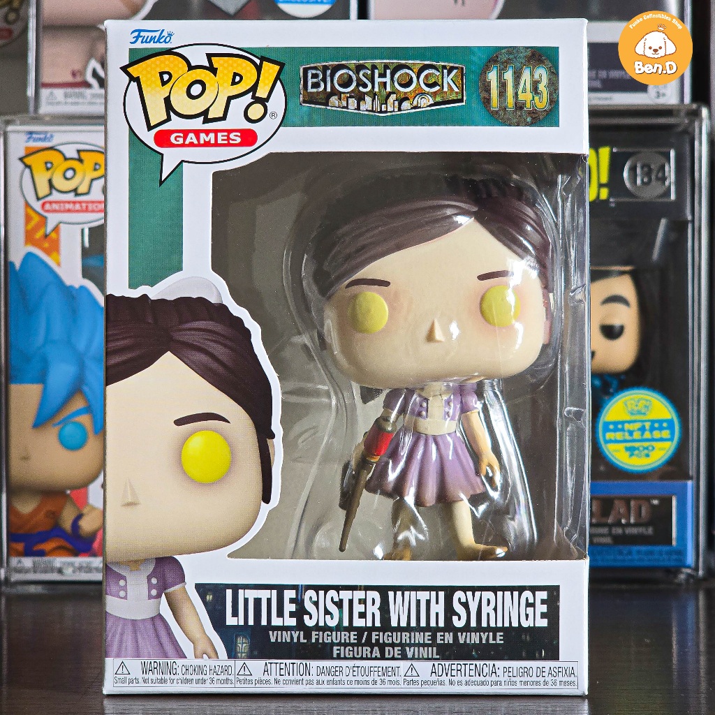Mô hình Funko POP Games: BioShock - Little Sister with Syringe #1143
