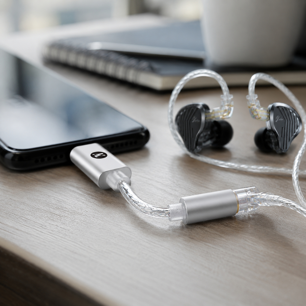 [NEW]  JCally JM12 Dongle DAC/AMP Đầu chuyển tai nghe Type C to 3.5mm | QMTECH STORE | BigBuy360 - bigbuy360.vn